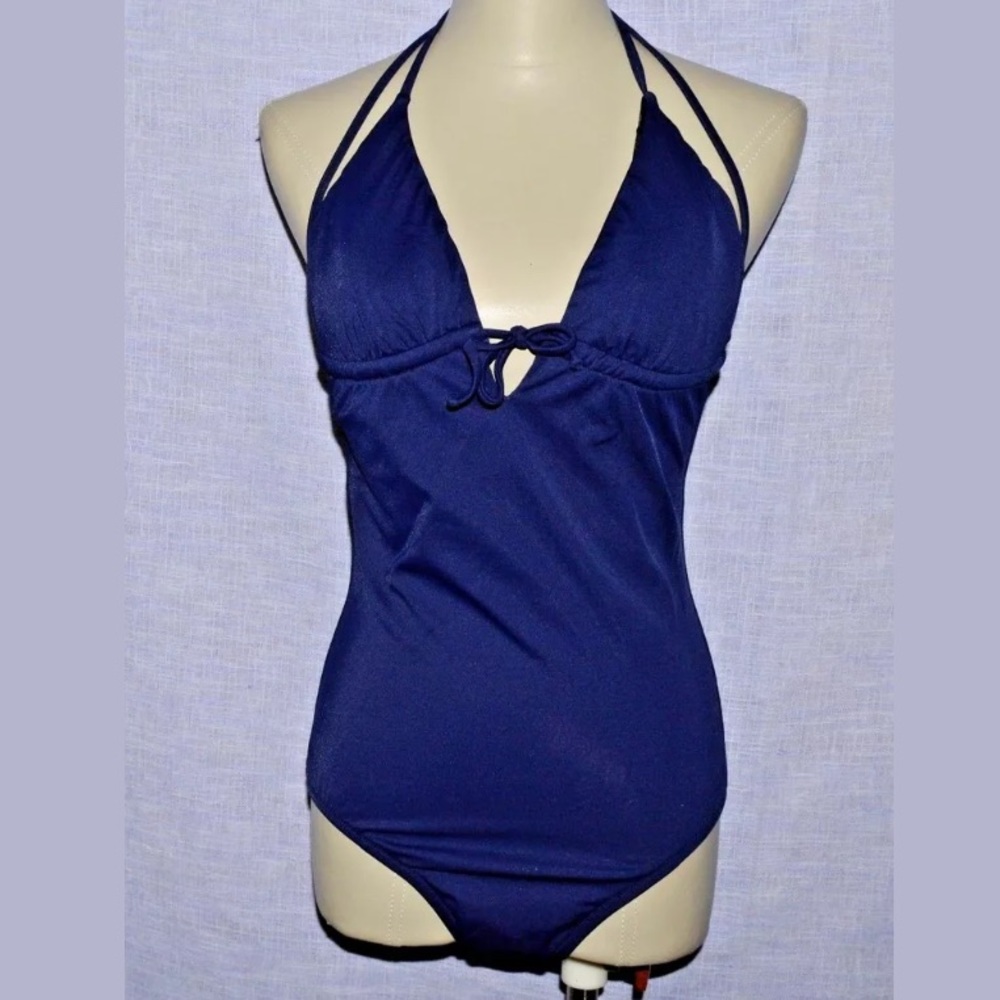 J.CREW NEW SZ 6 S SMALL NAVY BLUE 1 PC  SWIMSUIT